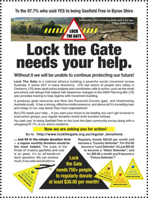 Lock the Gate Needs Your Help